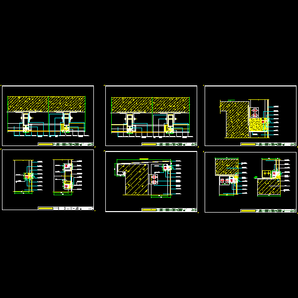 广亚150 系列幕墙节点图23-28.dwg