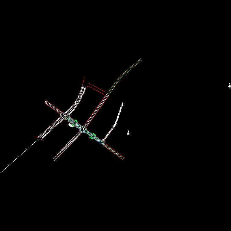 s-01 排水总平面平面1.dwg