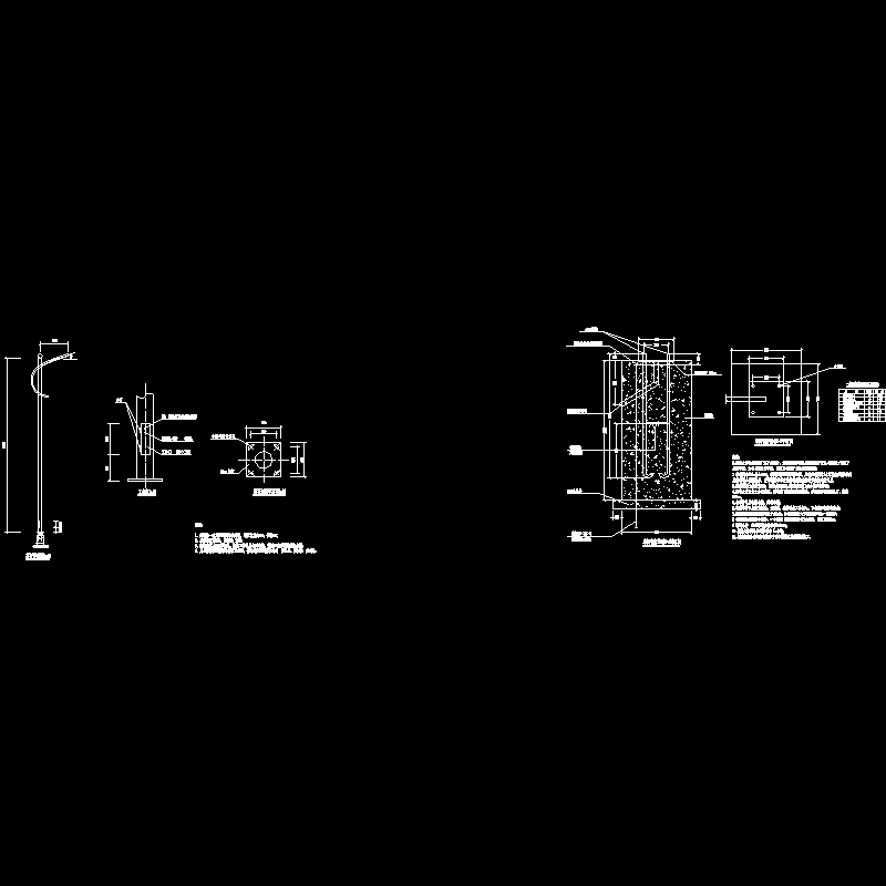 电初-04、05灯杆底板示意图.dwg