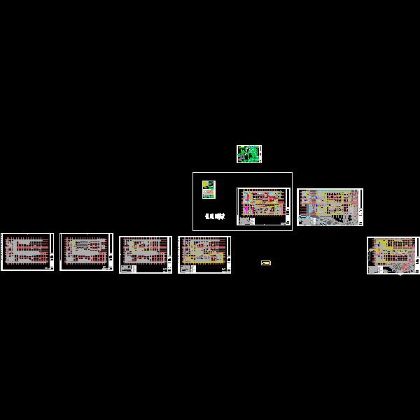 4层博物馆给排水CAD施工方案图纸(室外消火栓用水量) - 5
