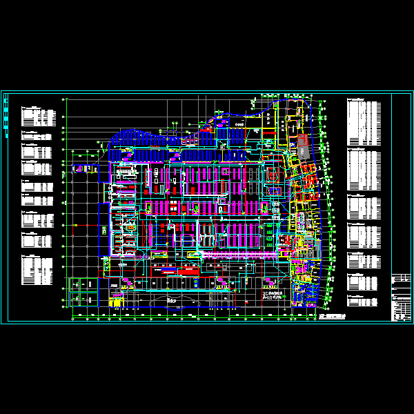 大型超市电气平面CAD图纸 - 5