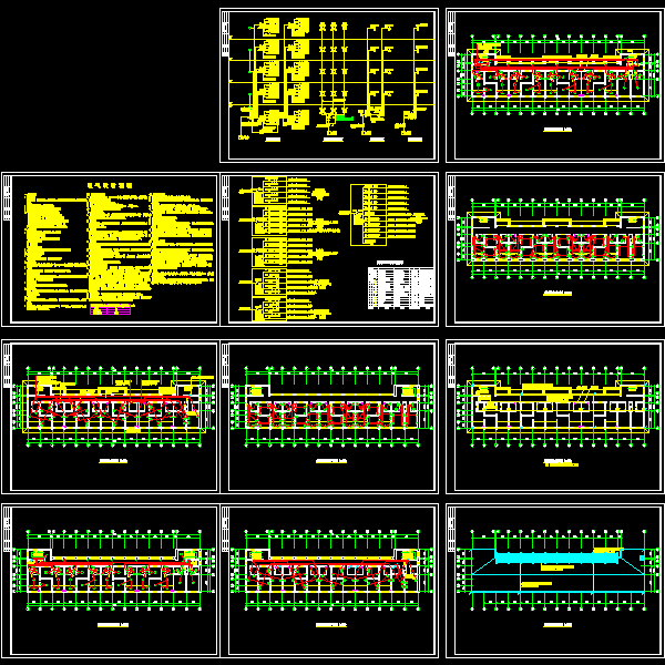 5层公寓楼电气CAD施工图纸 - 1