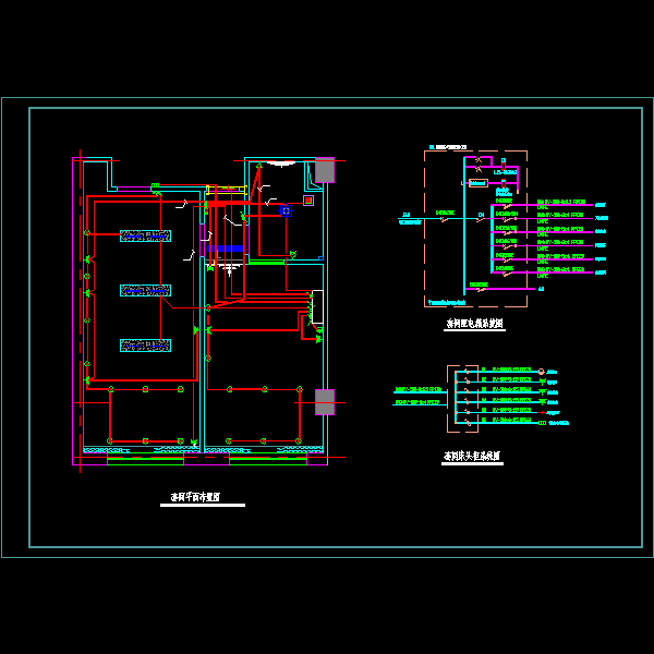 9层宾馆二次装修电气CAD施工图纸 - 3