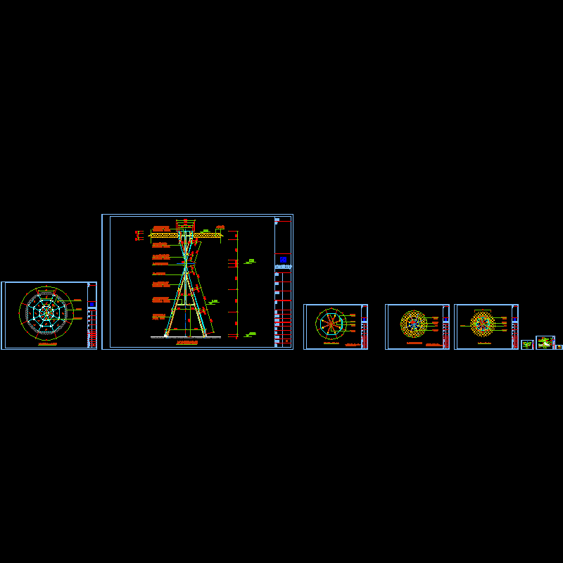 海韵点式玻璃锥体.dwg