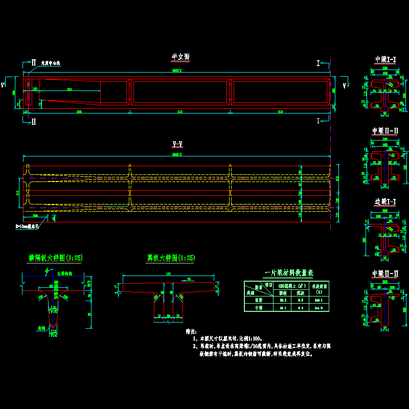 50米t梁一般构造图.dwg