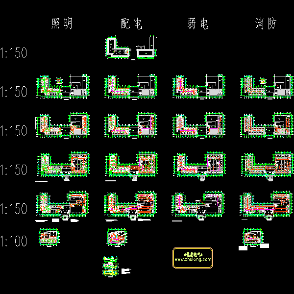 4层酒店电气CAD图纸 - 4