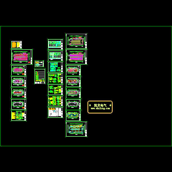 11层综合楼电气CAD施工图纸 - 1