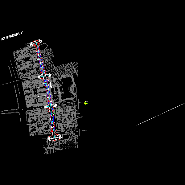 一块板形式城市支路照明工程CAD施工方案图纸（12张）(标准横断面图) - 1