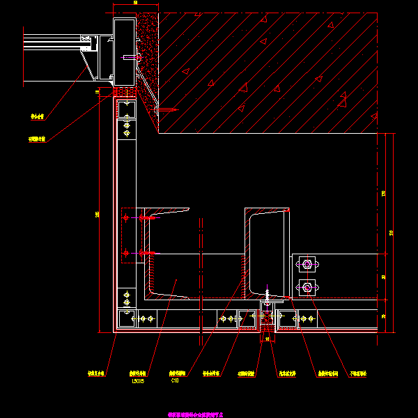 完工工程CAD节点图纸（铝板、玻璃幕墙） - 5