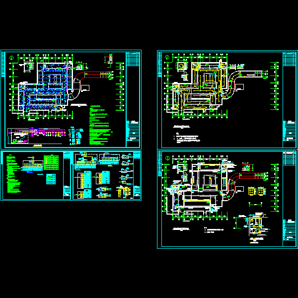 地下车库电气CAD施工图纸 - 1