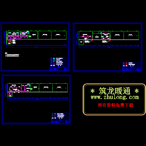 洁净车间空调平面CAD图纸 - 1