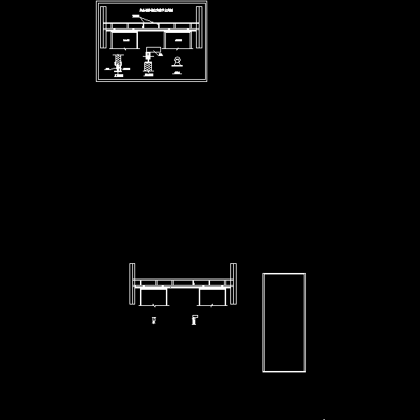 复合板门安装节点简CAD图纸(结构) - 1