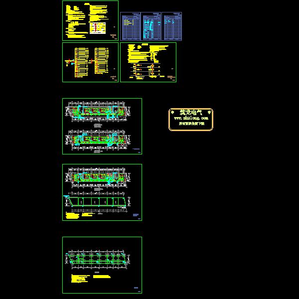 3层小学教学楼电气CAD图纸(弱电系统设计) - 1