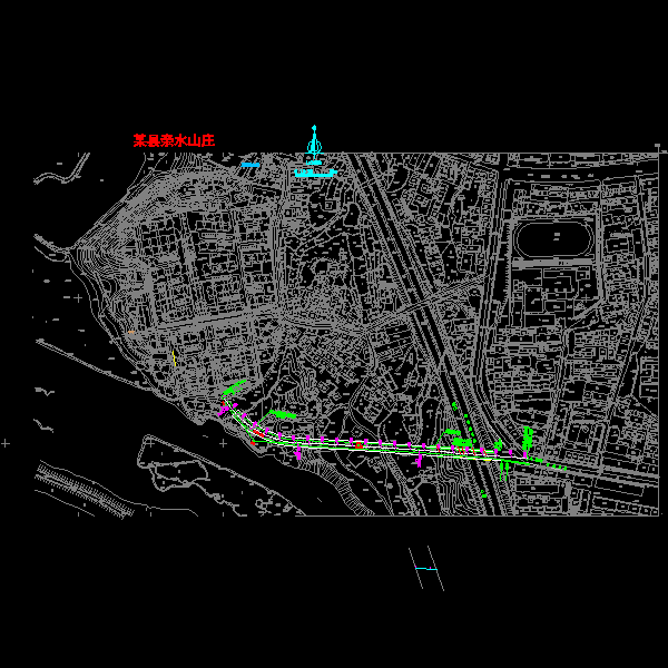 高速公路跨线桥设计CAD图纸(预应力混凝土) - 2