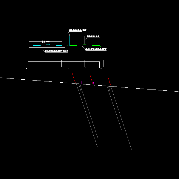 高速公路跨线桥设计CAD图纸(预应力混凝土) - 3
