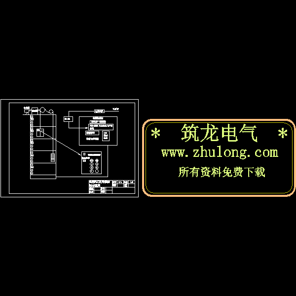电梯plc及网络控制示意图.dwg
