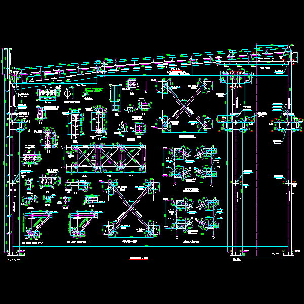 51 钢结构支撑设计详图.dwg