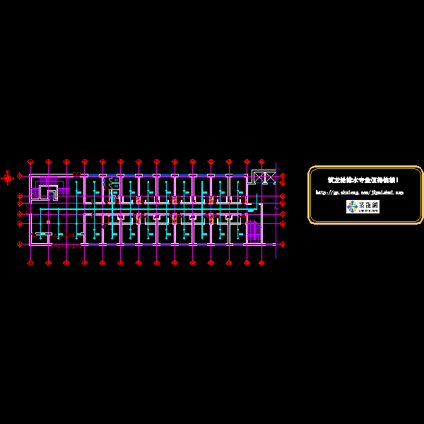 客房一层消防喷淋平面.dwg