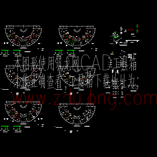 宾馆中央空调系统设计CAD图纸 - 1
