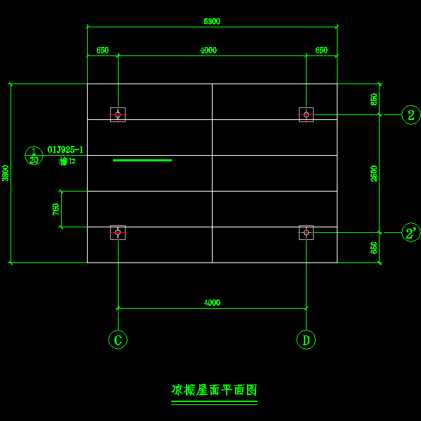 15-凉棚屋面平面图.dwg