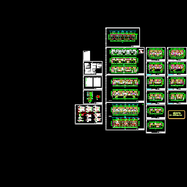 5层小区住宅楼电气CAD施工图纸(防雷接地系统等)() - 1