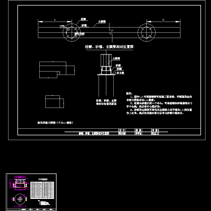 砂箱设计CAD图纸 - 1