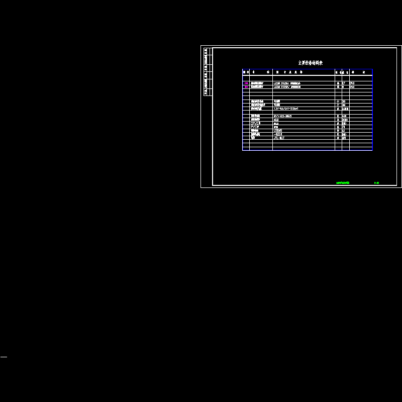 d-02 主要电气设备材料表.dwg