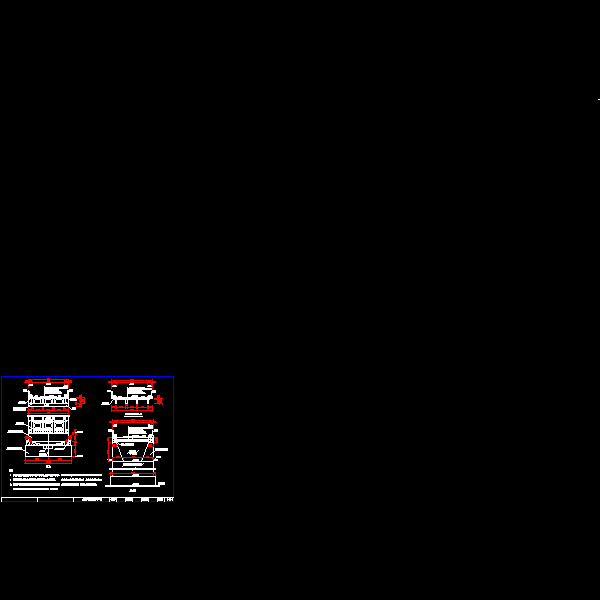 山区公路转体拱桥施工设计CAD图纸 - 2