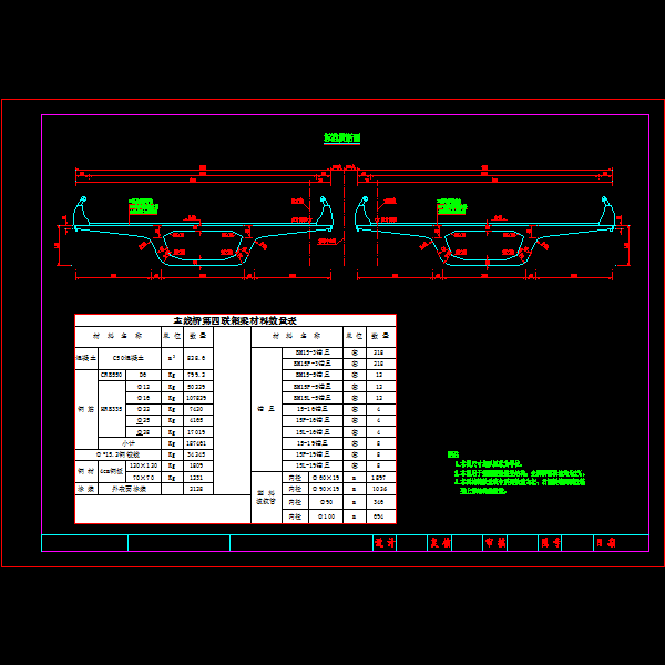 机场路一期工程大桥CAD施工方案图纸设计 - 2