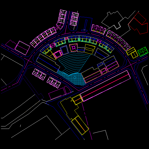 邛崃市下坝乡建设规划设计CAD图纸 - 4