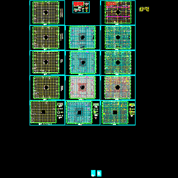 结构施工图-大馆梁板柱施工图4.5.dwg