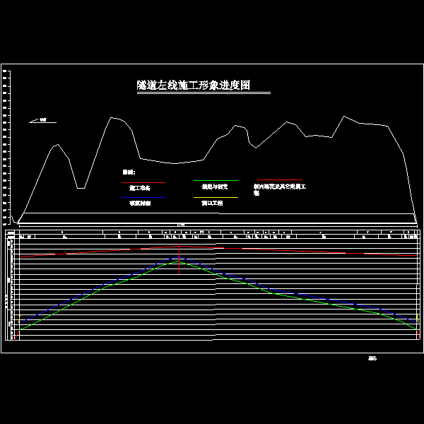 后眷隧道左线施工形象进度图.dwg