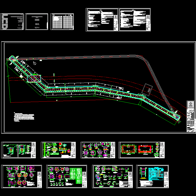 箱涵结构招标CAD图纸 - 1