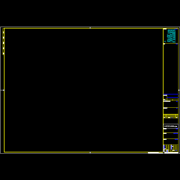 小区框架车库结构设计CAD施工图纸 - 1