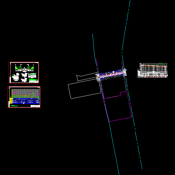 35m宽城市支路工程CAD施工图纸（51张含绿化排水照明）(花岗岩路缘石) - 2