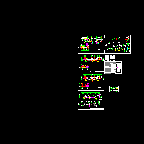 3层幼儿园给排水CAD施工图纸(卫生间大样图) - 1