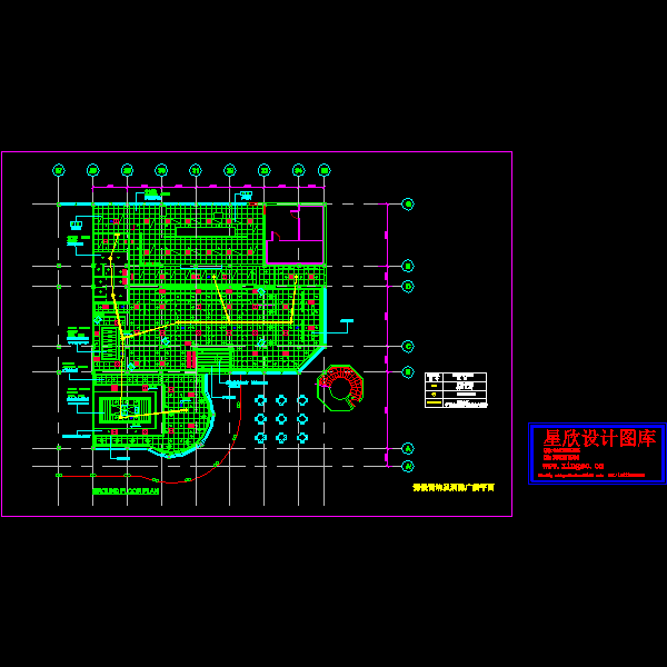 知名餐厅弱电平面CAD图纸 - 3