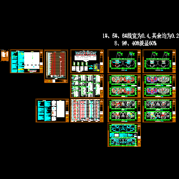 31层高层住宅单体楼电气CAD施工图纸 - 1