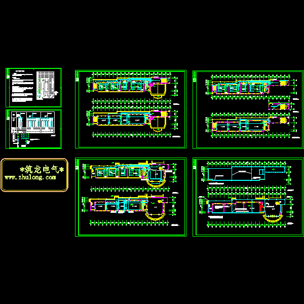 3层小学新建教学楼电气CAD施工图纸 - 1