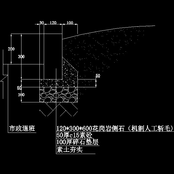 侧石侧面图.dwg