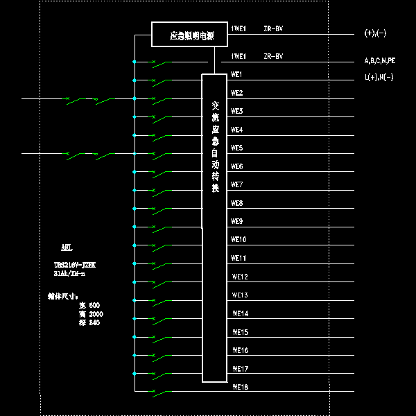 ubs系统图-模板.dwg