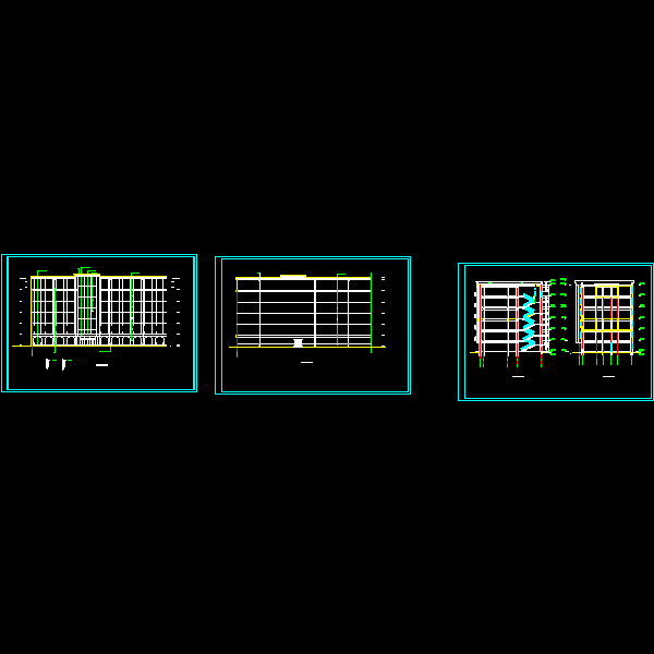 宿舍剖立面图.dwg