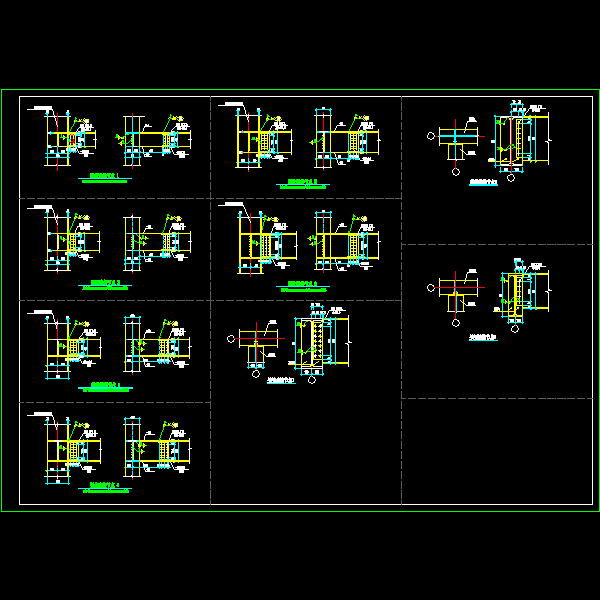 钢结构CAD节点图纸 - 1