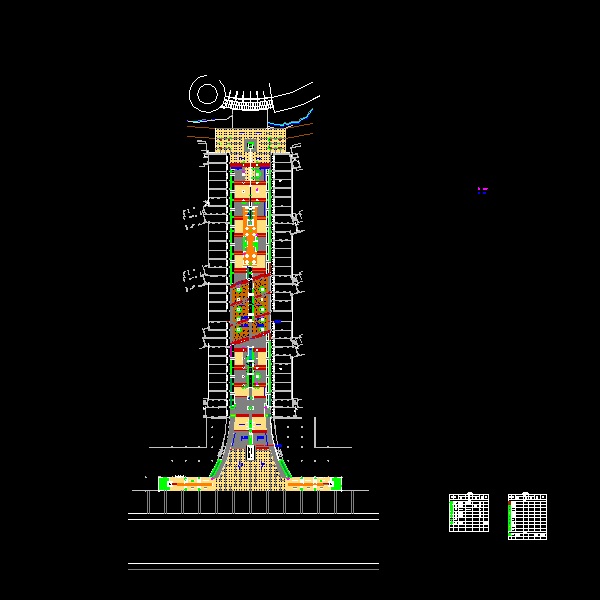 商业街景观环境工程CAD施工方案图纸 - 4