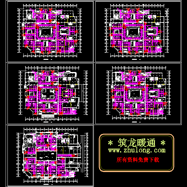 商场空调排烟CAD图纸（总） - 2