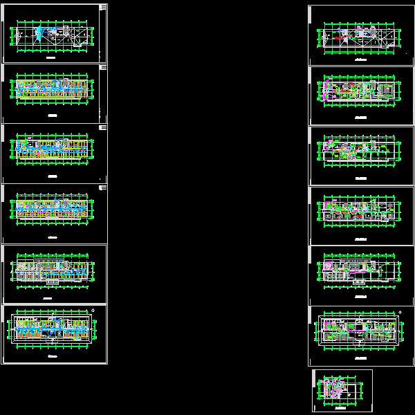 恒天大迪 办公及科研综合楼平面图 套 二层新建筑图.dwg