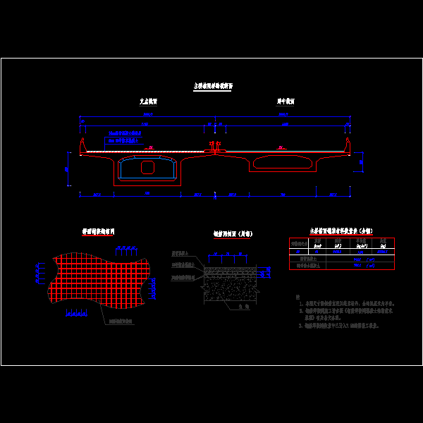 05主桥桥梁横断面及桥面铺装构造图.dwg