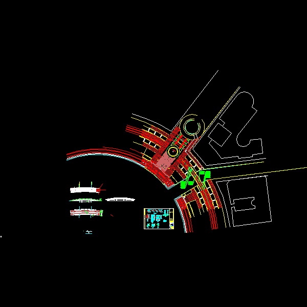 景观步行桥施工详细设计CAD图纸 - 1