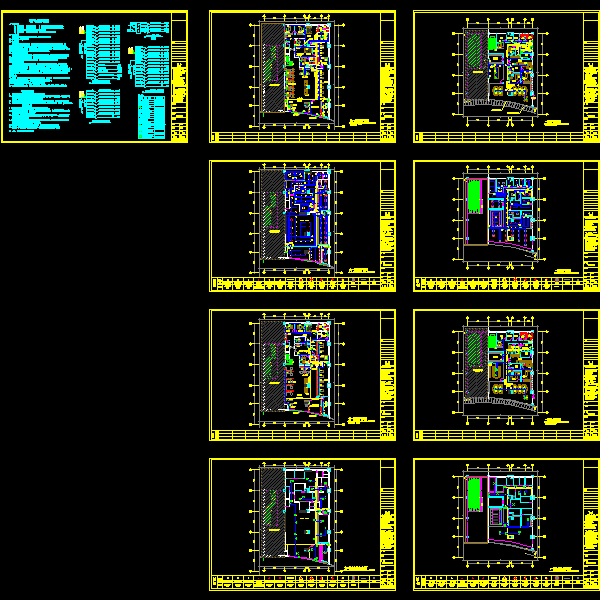 银行电气CAD施工图纸(钢筋混凝土结构)(TN-S) - 1