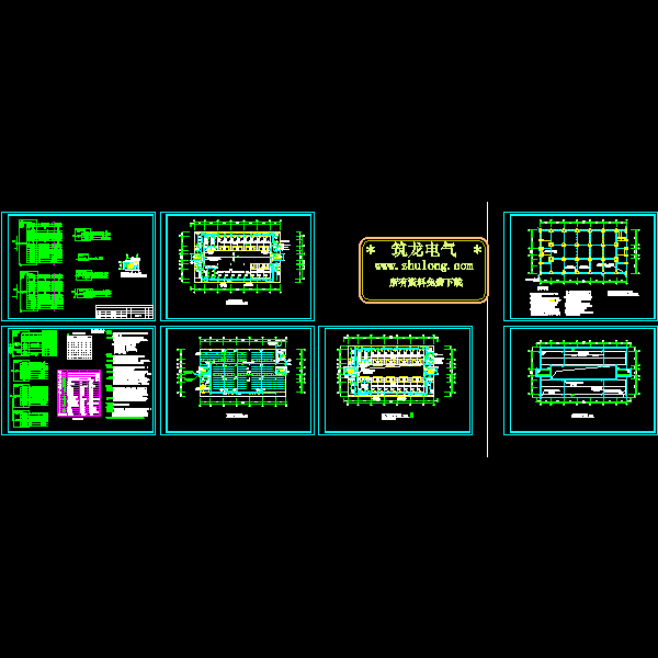 6层员工宿舍楼电气CAD图纸 - 1